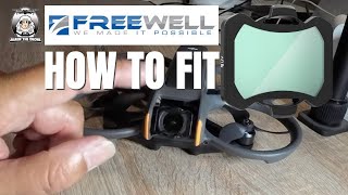 DJI Avata 2 How to fit a filter shaunthedrone freewell [upl. by Lleval754]