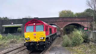 Freight Train At Alfreton 216 [upl. by Terb]