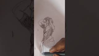 kashmira art drawing sketch portrait artist female [upl. by Caz]