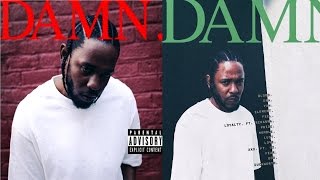 KENDRICK LAMAR  DAMN ALBUM COVER AND TRACKLIST Thoughts [upl. by Kerri]