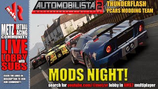 Automobilista 2 LIVE thunderflash MODS with the MVRC [upl. by Endys]