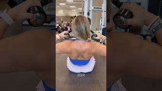 back transformation🫣 backday backdayworkout backworkout weightloss [upl. by Viddah]