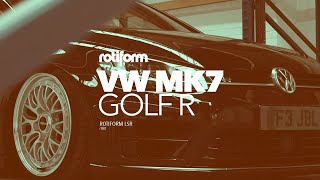 VW MK7 Golf R  Cast Rotiform LSR [upl. by Woodcock273]