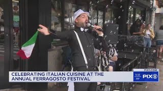 Celebrating Italian heritage at Ferragosto in the Bronx [upl. by Otsirave429]