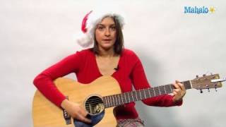 How to play The Christmas Song Chestnuts Roasting on an Open Fire on Guitar [upl. by Eceirtal]