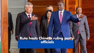 Ruto hosts Chinese ruling party officials [upl. by Flinn120]