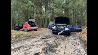 Toyota Corolla vs Honda Civic offroad [upl. by Arres]