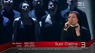 Suor Cristina Uno su mille En la gran final de La Voz Italia [upl. by Jacey883]