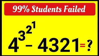 Amazing Math Problem  99 Students Failed This  No Calculator Allowed 📵 maths [upl. by Marella]