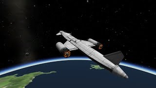 KSP Skylon SSTO to the Space Station Stock [upl. by Anihsak597]