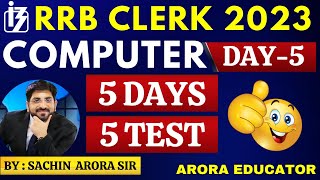 IBPS RRB Clerk 2023  Computer Awareness  RBI Assistant Computer Questions  IBPS RRB Computer [upl. by Easlehc]