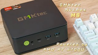 AMD Ryzen 7 5700U Mini PCNucBox M5 Upgraded version minipc gamingpc gaming gmktec nucboxm5 [upl. by Airym]