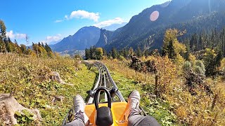 Alpine Coaster Kolbensattel Onride Video  Oberammergau 2021 [upl. by Ailegra916]