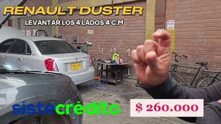 RENAULT DUSTER LEVANTAR LOS 4 LADOS bullscarscolombia duster  renault [upl. by Ajtak]