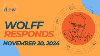 Wolff Responds quotDemocrats as the Party of Warquot dated November 20 2024 [upl. by Joann]