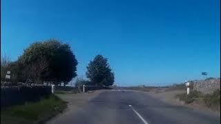 Summer Road Trip Drive With Bagpipes Music On History Visit To Dunino Fife Scotland [upl. by Retsof]