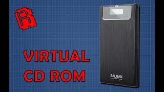 USB Virtual CD Drive Review  Zalman ZMVE350 [upl. by Marinelli]