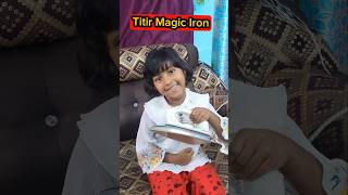 Titir Magic💥Iron😱😱 shorts funnyvideo comedy trishikarimpa [upl. by Elorac]