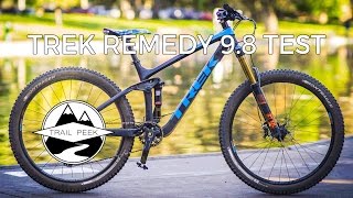 2017 Trek Remedy 98  Test Ride [upl. by Frulla441]