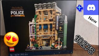 Lego police station 10278  speed build amp review [upl. by Elwood]