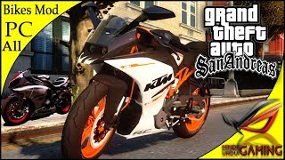 How to in install GTA San Andreas Bikes Mods Pack in Hindi [upl. by Ahearn]