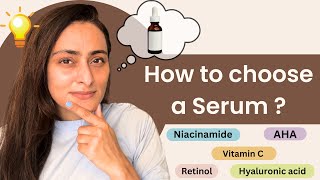 How to choose a serum त्वचा के डॉक्टर का सुझाव  Oily skin Dry skin Acne  Sensitive skin [upl. by Esmerolda]