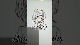 Itu jelek bukan bagus drawing gambar art menggambar beats dnb anime 4beat [upl. by Daigle]