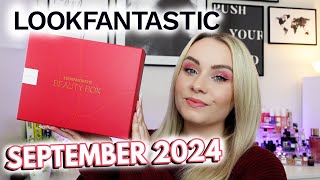 SNEAK PEEK LOOKFANTASTIC BEAUTY BOX SEPTEMBER 2024 UNBOXING  MISS BOUX [upl. by Alokin754]