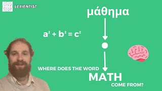 Etymology of MATHEMATICS A lesson learned [upl. by Dorr328]