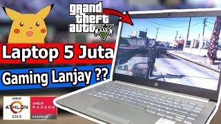 LAPTOP 5 JUTA BISA GAMING  Athlon Gold 3150U  HP 14sDK1003AU Review amp Benchmark [upl. by Euqram]