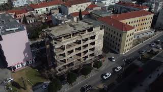 Relaxed view of Mostar by Drone  Bosnia and Herzegovina  Part 1 [upl. by Ennaerb978]