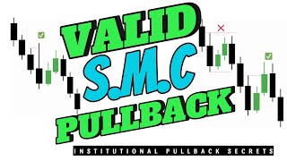 SMC Valid Pullback Identification Trading Smart Money Trading Secret [upl. by Gretal467]