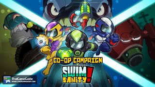 Swimsanity Local Coop Share Screen  Coop Campaign  Adventure  All Stages Full Run [upl. by Norse482]