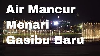 Bandung  Air Mancur Menari di Gasibu Baru Malam I Travel Blog Indonesia [upl. by Porte]