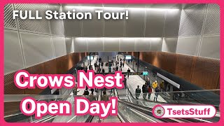 Crows Nest Metro Station Open Day  The Full Tour [upl. by Llyrpa]