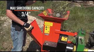 Crary® Bear Cat® SC5540 PTO ChipperShredder in Action [upl. by Eixam]