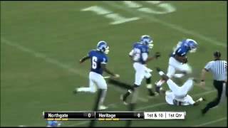 Heritage High School RB Myron Fears 58 yard run [upl. by Geesey654]