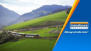 Goldenpass Panoramic Express – ein Alpenzug zum Genießen [upl. by Oicnerual]