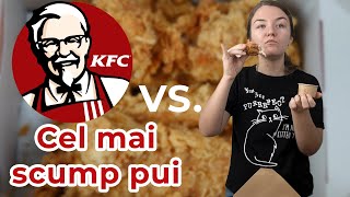 KFC VS CEL MAI SCUMP PUI CROCANT DIN BUCURESTI [upl. by Roz]