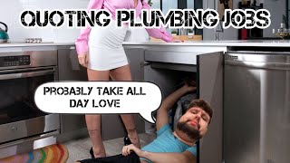 quoting and booking in plumbing work [upl. by Dorita527]