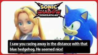 Maria talks about Sonic  Sonic x Shadow Generations [upl. by Yelyah]