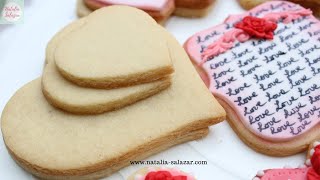 💘Galletas de VAINILLA y MANTEQUILLA decoradas con fondant Natalia Salazar [upl. by Zile372]