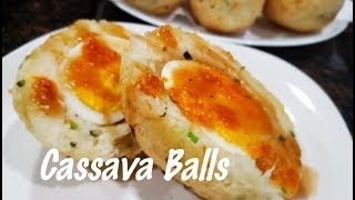 Guyanese Cassava Egg Balls  Step By Step Recipe Episode 156 [upl. by Dorwin]