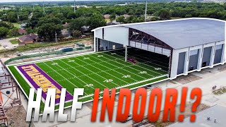 This Texas School Has HALF an Indoor Football Field [upl. by Lambert]