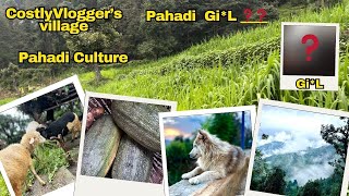 Pahadi Khetii 🌿  Pahadi Janwar 🐆  Pahadi Culture ⛰️  Pahadi Ladkiyan 👉 👈  trending [upl. by Nnaeinahpets92]