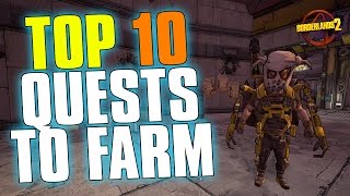 Top 10 Side Quests to Farm Borderlands 2 [upl. by Niroht232]