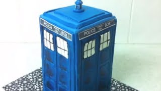 Doctor Who TARDIS Cake  how to [upl. by Einon60]