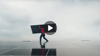 De zonnepanelen zijn geplaatst in de Brugse zonnetuin [upl. by Ssitnerp]