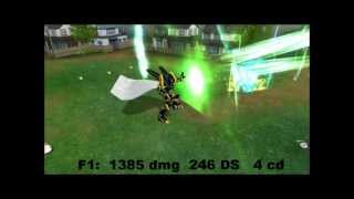 Digimon Masters Online  DorumonAlphamon  all evolutions and attacks [upl. by Alehs404]