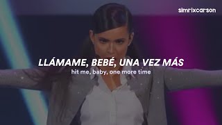 Sofia Carson  Baby One More Time RDMA 2017 Performance  Español amp Lyrics [upl. by Aryc825]